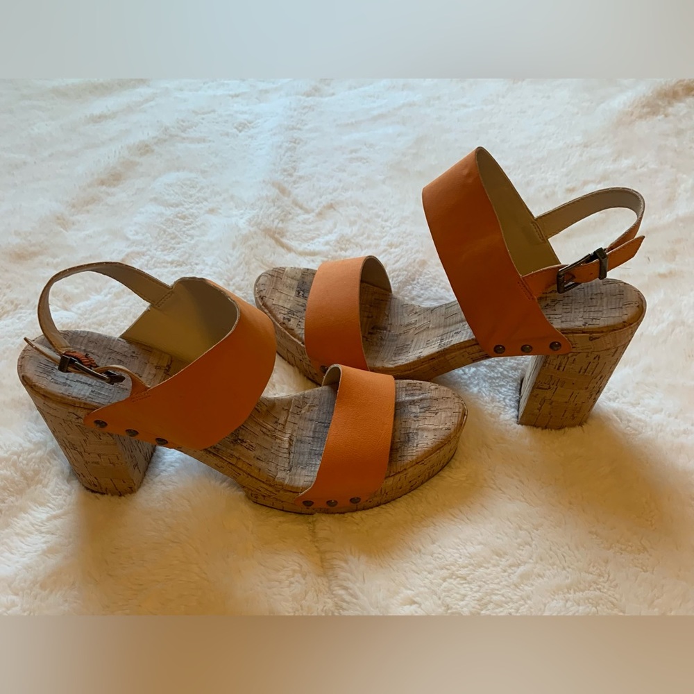 Open Toed Heels with Strap